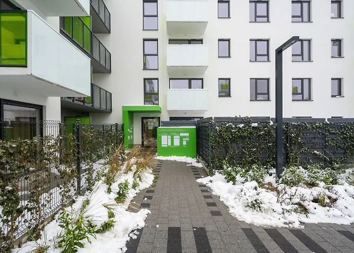 شقة Pleasant Decor, Balcony & Parking Wroclaw By Renters