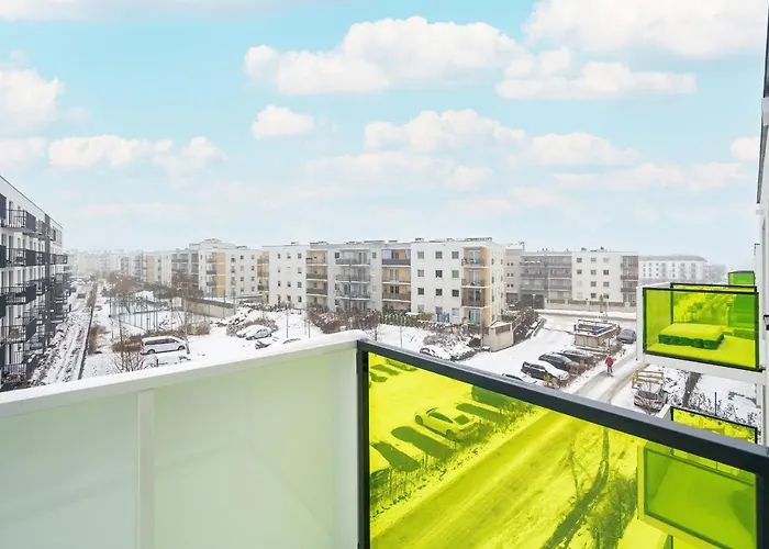 Pleasant Decor, Balcony & Parking Wroclaw By Renters شقة Radwanice